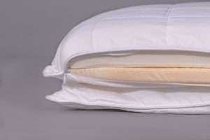 Combination memory foam and down pillows hot sale