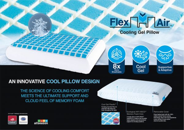 Flex air cool gel Pillow